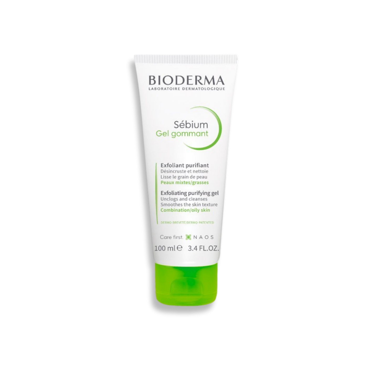 Gel exfoliante Sebium de Bioderma para el cuidado de pieles mixtas y/o grasas.