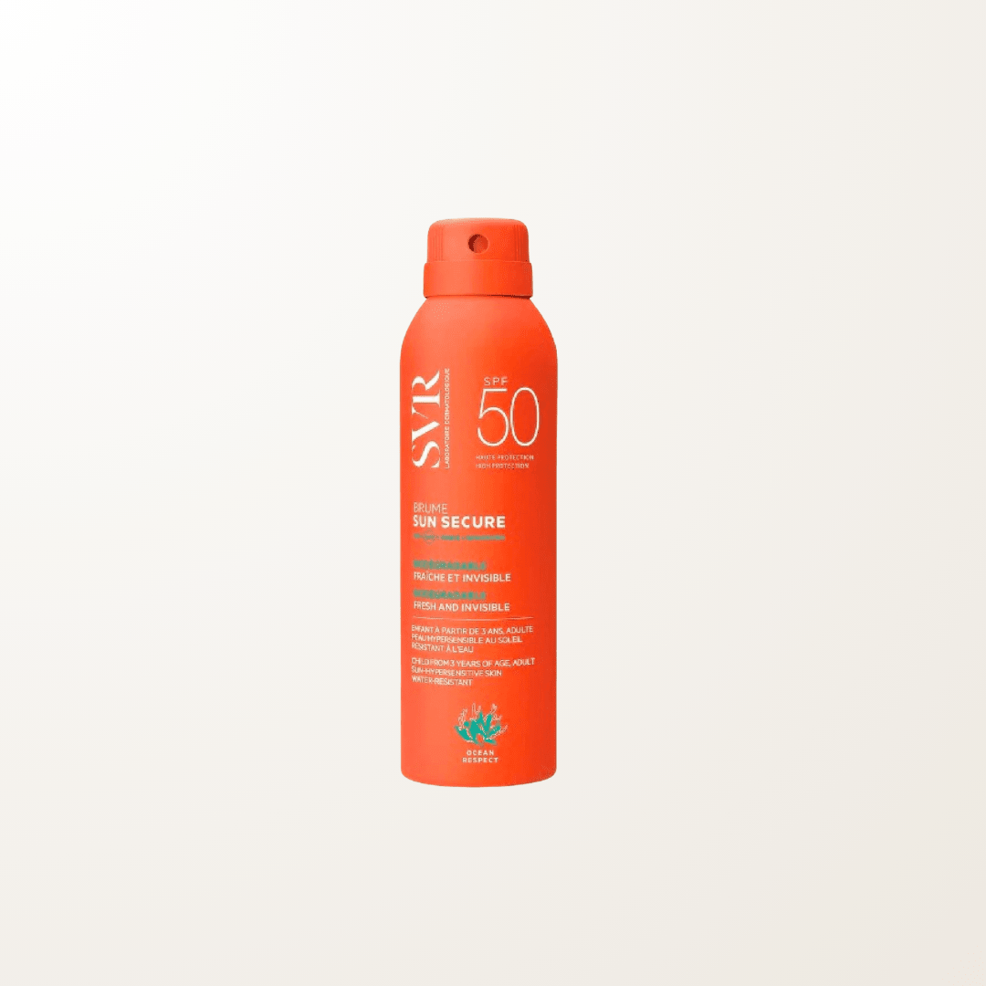 bruma protectora SPF50 SVR Sun Secure piel sensible cuerpo cara resistente agua