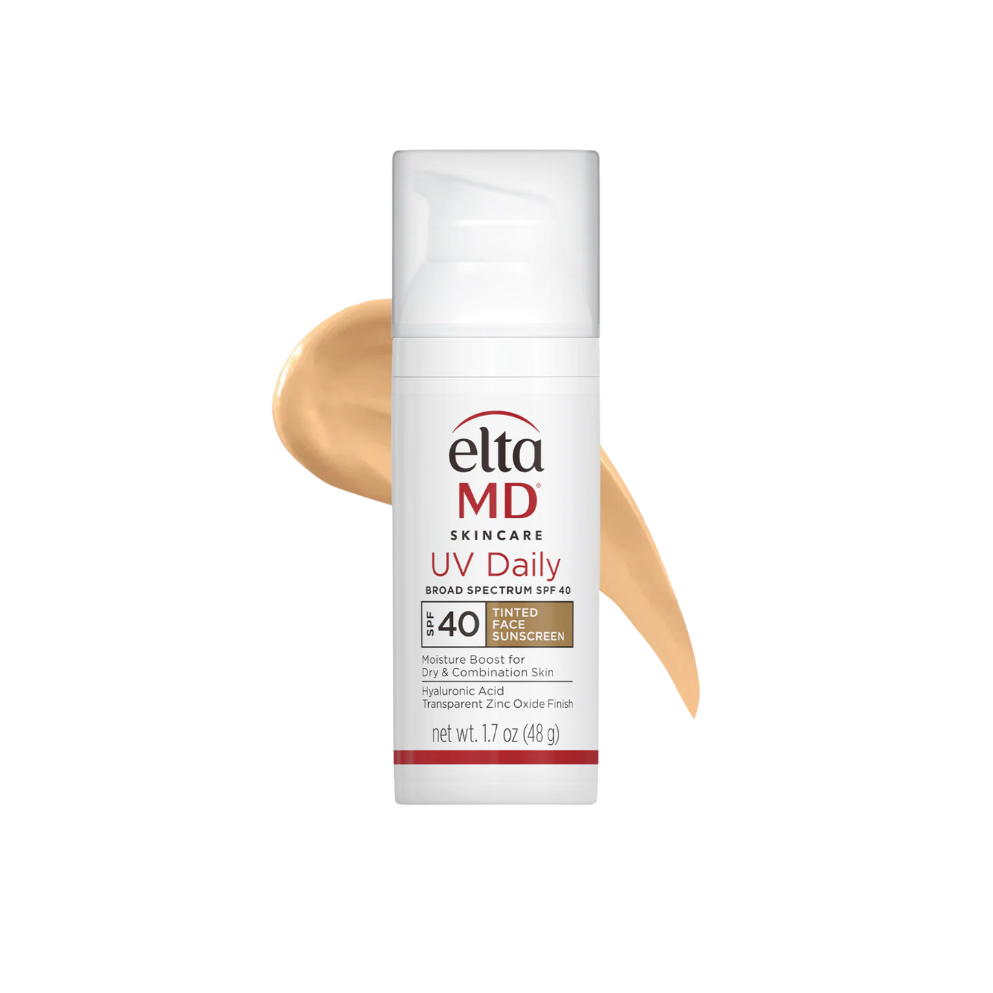 Protector solar con color EltaMD UV Daily Tinted Broad-Spectrum SPF 40, hidratación y protección con acabado natural.