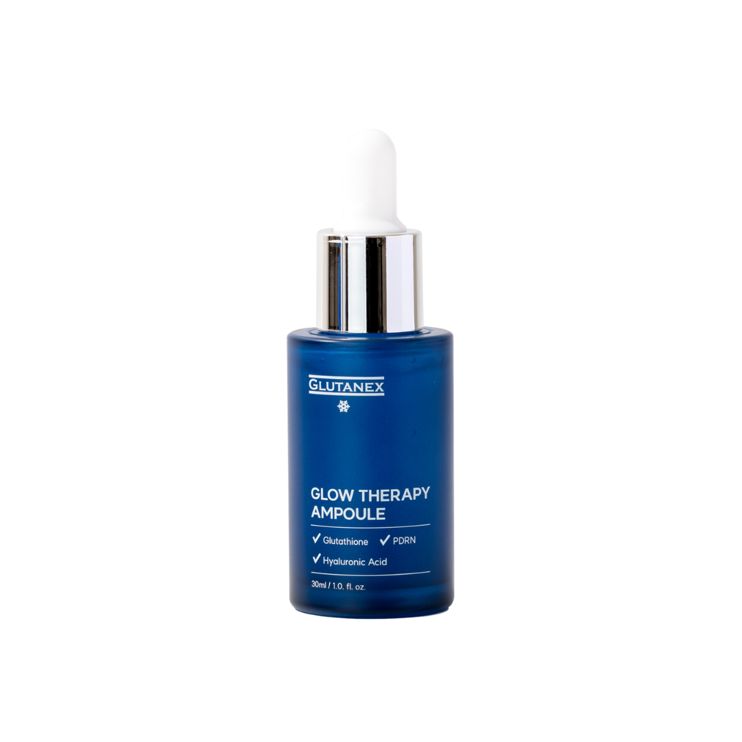 Ampolla Glutanex Glow Therapy para revitalización de la piel disponible en farmacia dermatologica elenederm.