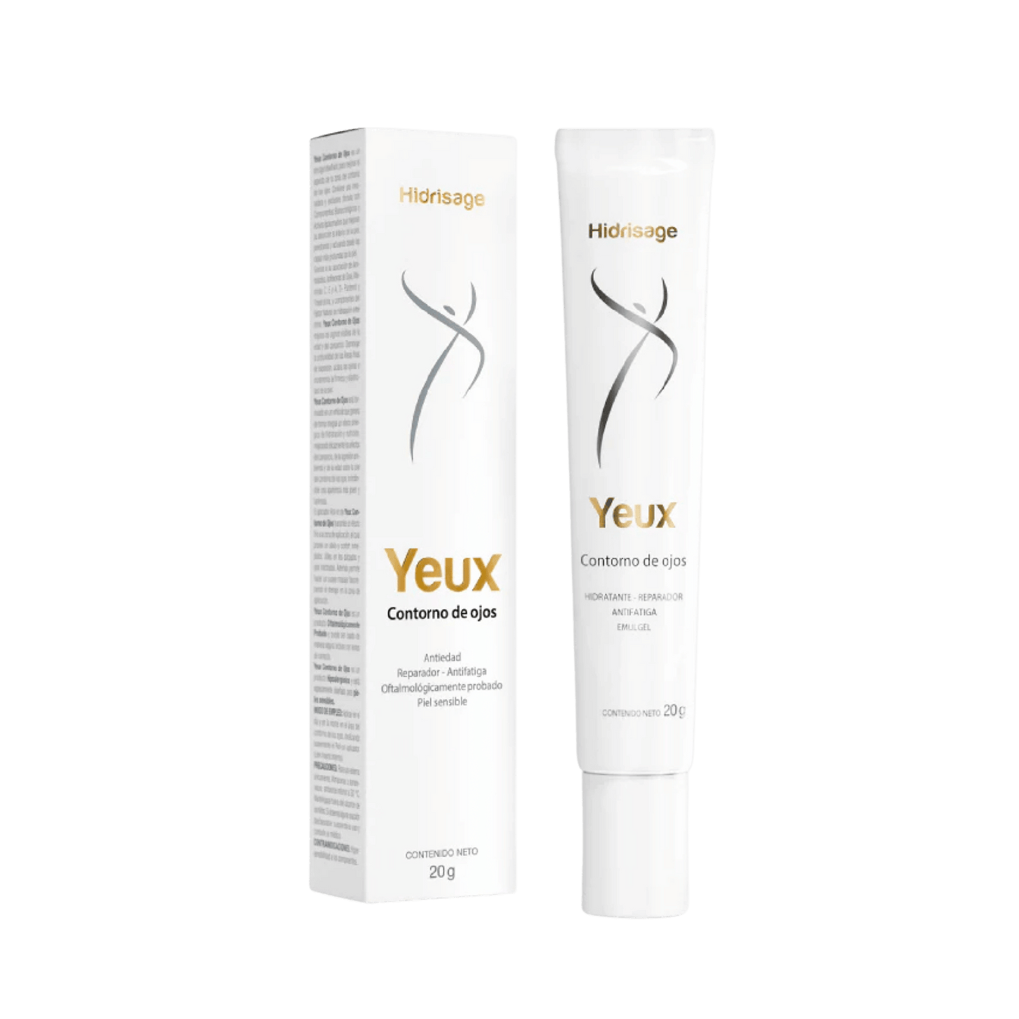 Yeux de Hidrisage tratamiento hidratante y rejuvenecedor para el contorno de ojos, disponible en elenederm.