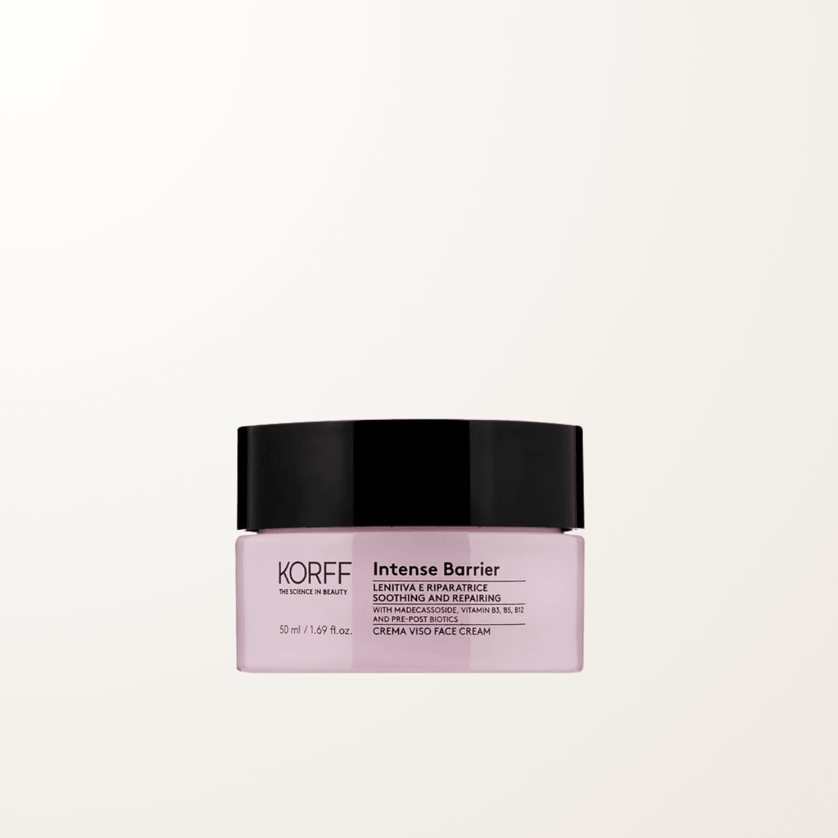 Tarro Korff Intense Barrier crema facial calmante barrera cutánea piel sensible 50 ml