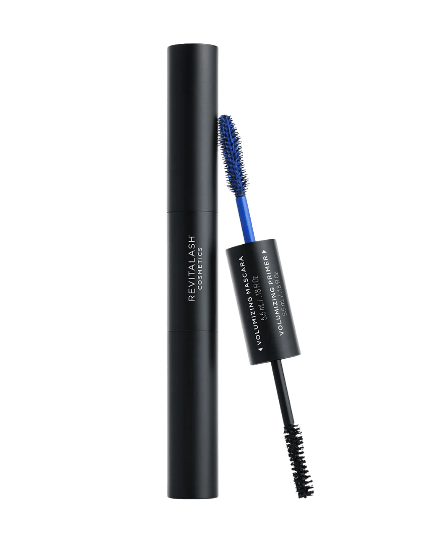 RevitaLash Double-Ended Volume Set con primer y máscara para volumen de pestañas.