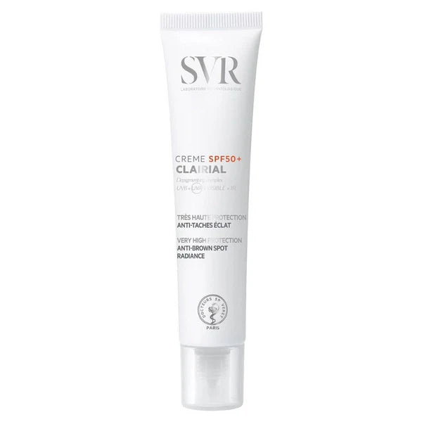 Crema SVR Clairial Crème SPF 50 Nueva Fórmula - 40ml disponible en Elenederm.