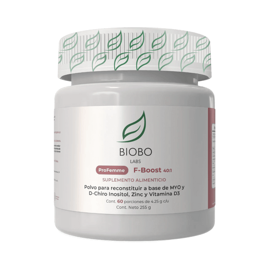 Profemme F Boost en Polvo suplemento nutricional para la mujer. 