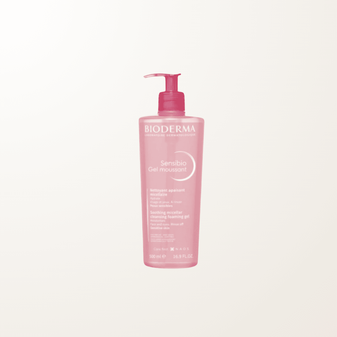 gel limpiador suave Bioderma Sensibio piel sensible calmante dermolimpiador facial