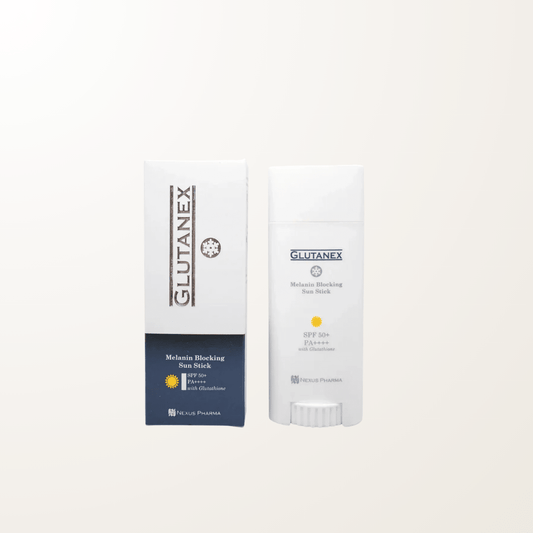 bloqueador solar stick SPF50 Glutanex portatil piel sensible protección UV