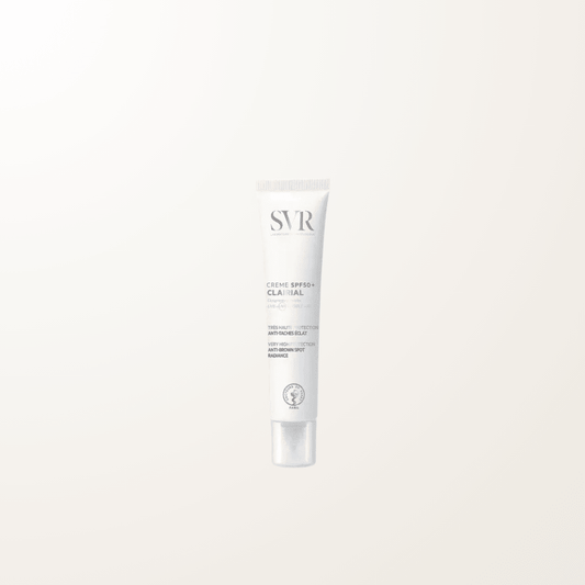 protector solar despigmentante SPF50 SVR Clairial manchas uniformidad piel facial