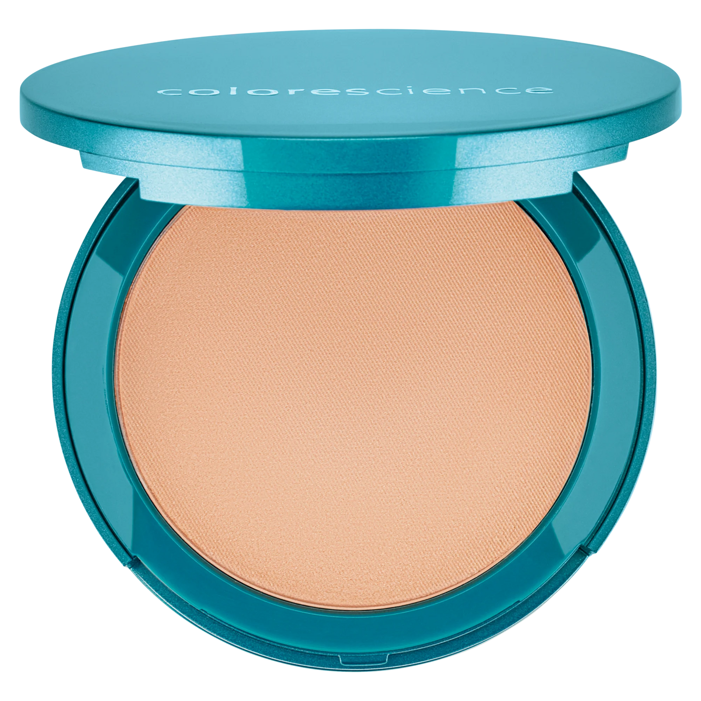 Base compacta Natural Finish Mineral Foundation SPF 20 en tono Light Beige de Colorescience, para un acabado natural y protección solar