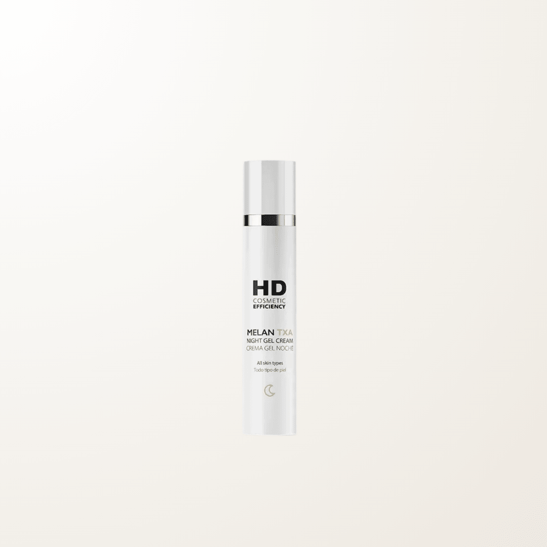 crema gel noche despigmentante HD Cosmetic Melantxa manchas tono uniforme antiedad
