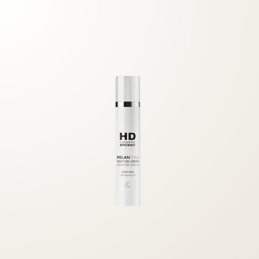 crema gel noche despigmentante HD Cosmetic Melantxa manchas tono uniforme antiedad