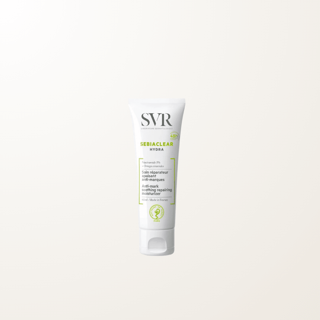 crema hidratante acne SVR Sebiaclear oil-free piel grasa calmante barrera