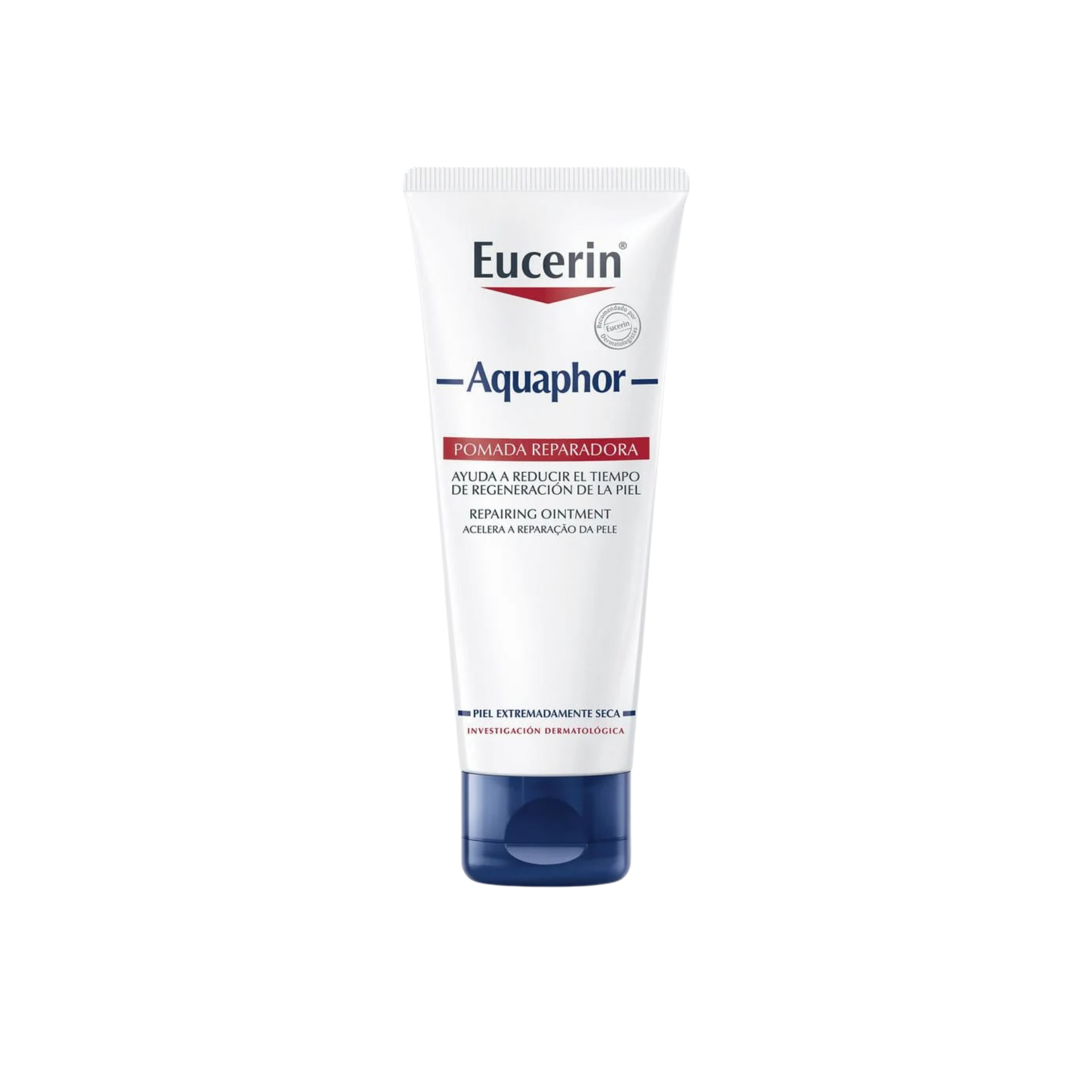 Eucerin Aquaphor Pomada Reparadora 45 g, pomada regeneradora para heridas, quemaduras y piel seca.