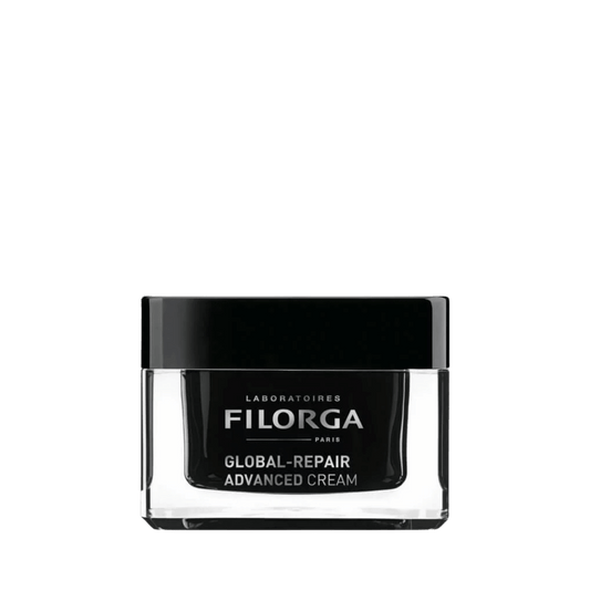 Crema regeneradora Filorga Global-Repair Advanced 50ml para combatir el envejecimiento, disponible en Elenederm.