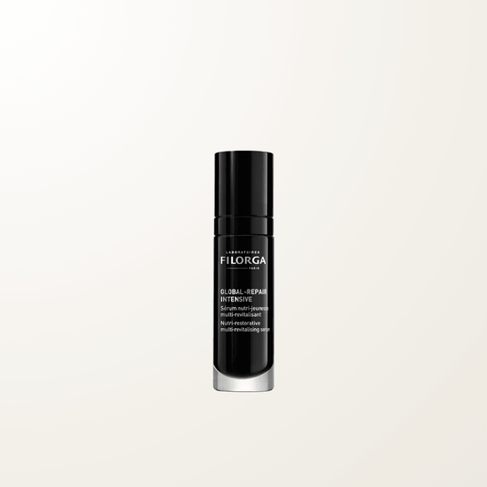 Frasco con dosificador Filorga Global-Repair Intensive sérum antiedad concentrado piel madura 30 ml