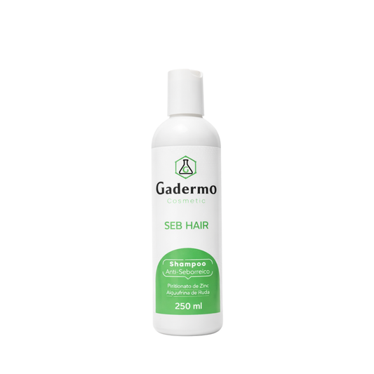 Gadermo Seb Hair Shampoo Antiseborreico para cuero cabelludo graso, disponible en Elenederm.