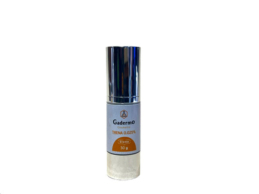 Gadermo Trenna 0.025% Gel 20g para tratar acné e imperfecciones, disponible en Elenederm.