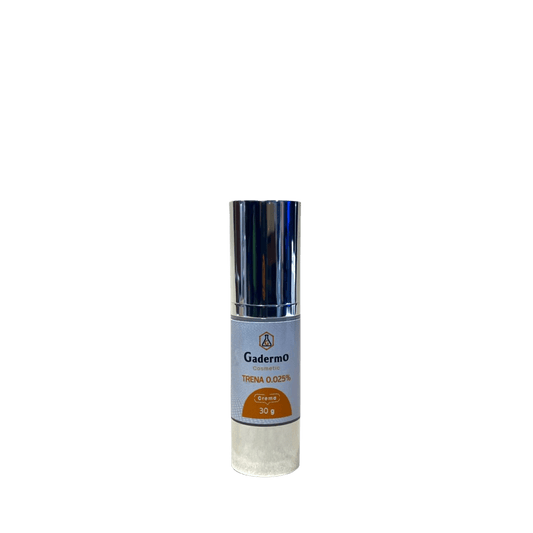 Gadermo Trenna 0.025% Gel  para tratar acné e imperfecciones, disponible en Elenederm.