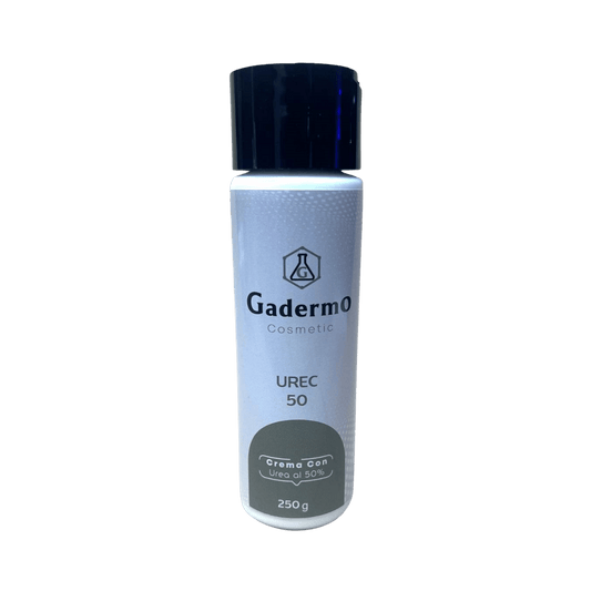 Gadermo Urec 50 Crema Hidratante 250g con 50% de urea para piel seca, disponible en Elenederm.