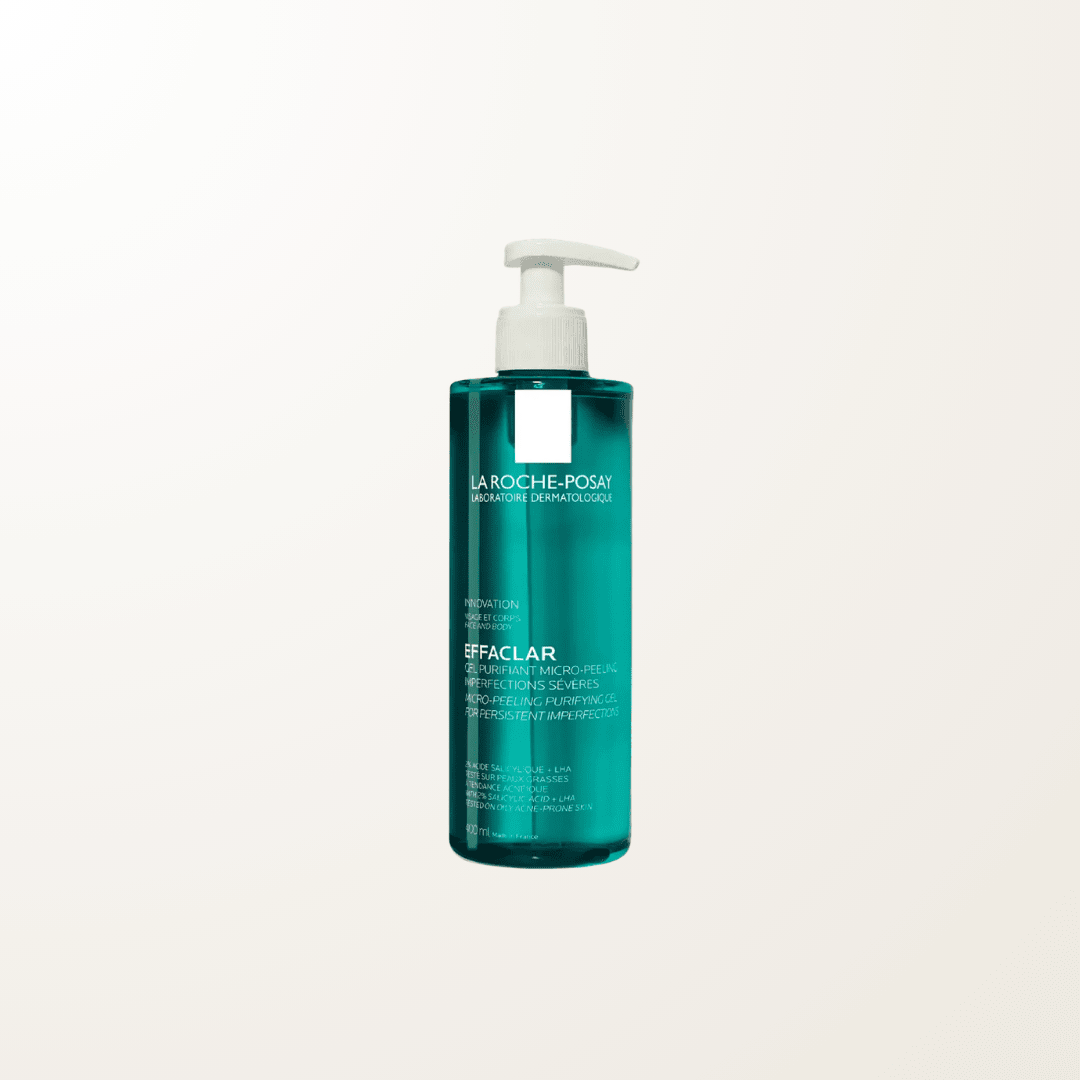 gel purificante micro-exfoliante acne La Roche-Posay Effaclar piel grasa textura