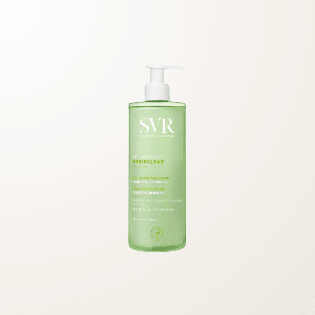 gel limpiador espumoso acne SVR Sebiaclear piel grasa sebo espinillas purificante