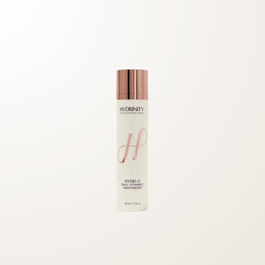 hidratante vitamina C Hydrinity luminosidad firmeza niacinamida peptidos diario