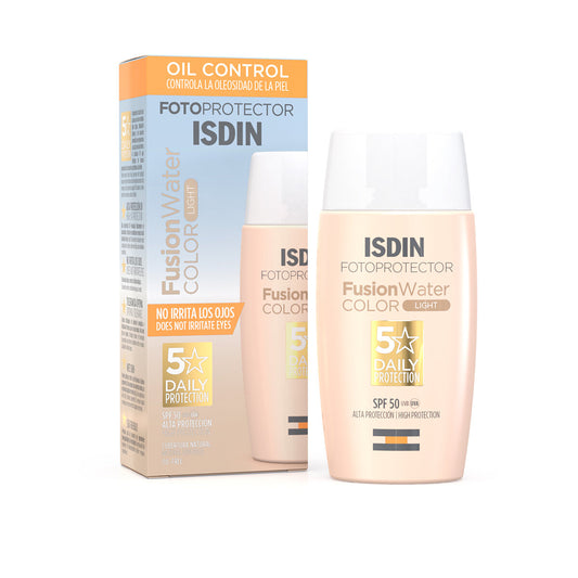 Protector solar ISDIN Fusion Water Magic Light SPF 50 - 50ml disponible en Elenederm.