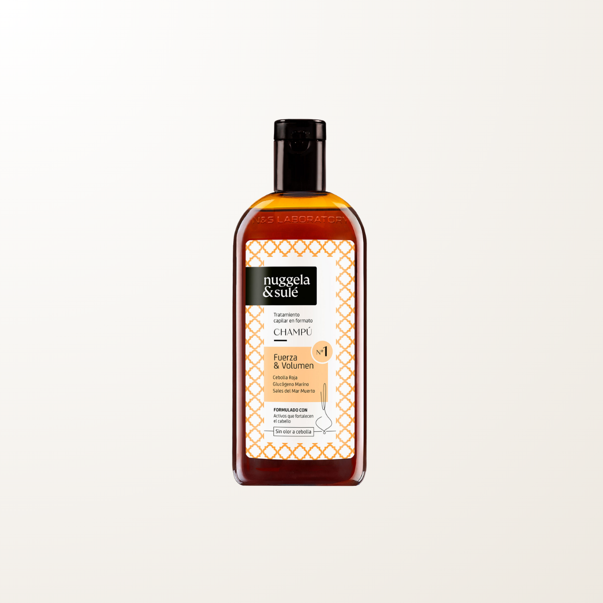 Frasco Nuggela Sulé Shampoo Cebolla Roja anticaída estimula crecimiento cabello 250 ml
