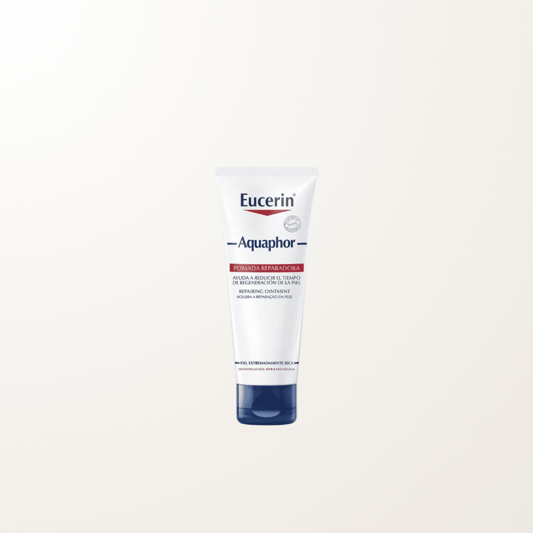 pomada reparadora Eucerin Aquaphor heridas piel seca quemaduras cicatrizacion.
