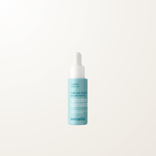 Sensilis Pure Age Perfection Cicakn Serum para para pieles sensibles, grasas con tendencia acneica o acne adulto
