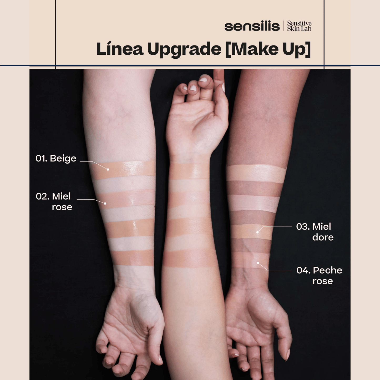 Sensilis Upgrade Make-Up base con efecto lifting y acción reafirmante.