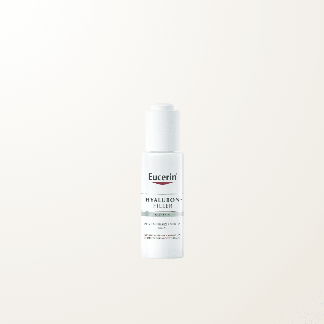 suero poros ácido hialuronico Eucerin piel grasa reducción poros hidratación facial