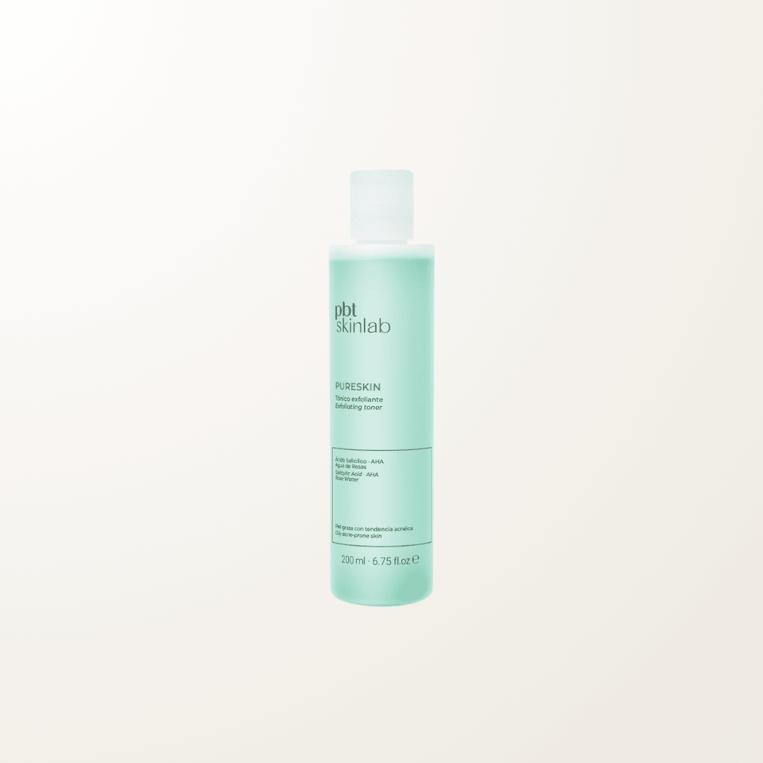tónico exfoliante purificante pbt skinlab piel grasosa mixta sebo poros