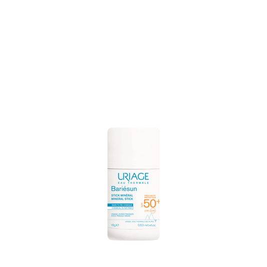Uriage Bariésun Stick Mineral SPF50+ protector solar mineral en barra para zonas sensibles
