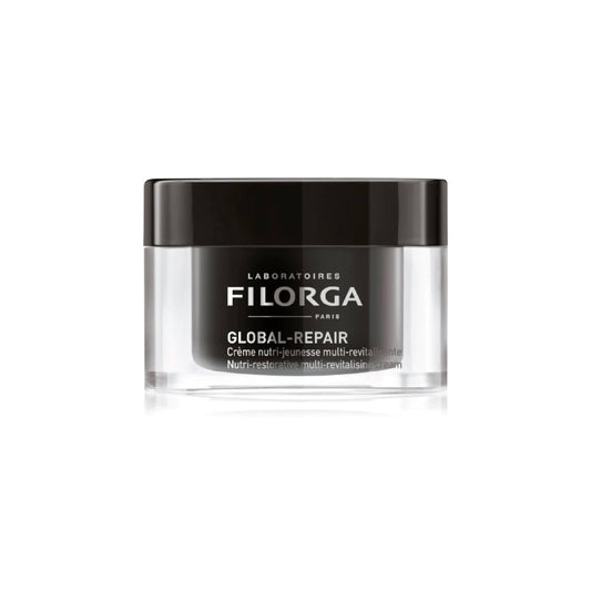 Crema regeneradora Filorga Global Repair Advanced 50ml para combatir el envejecimiento, disponible en Elenederm.