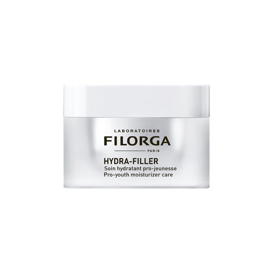 Filorga Hydra-Filler Crema Hidratante 50ml con ácido hialurónico, disponible en Elenederm.