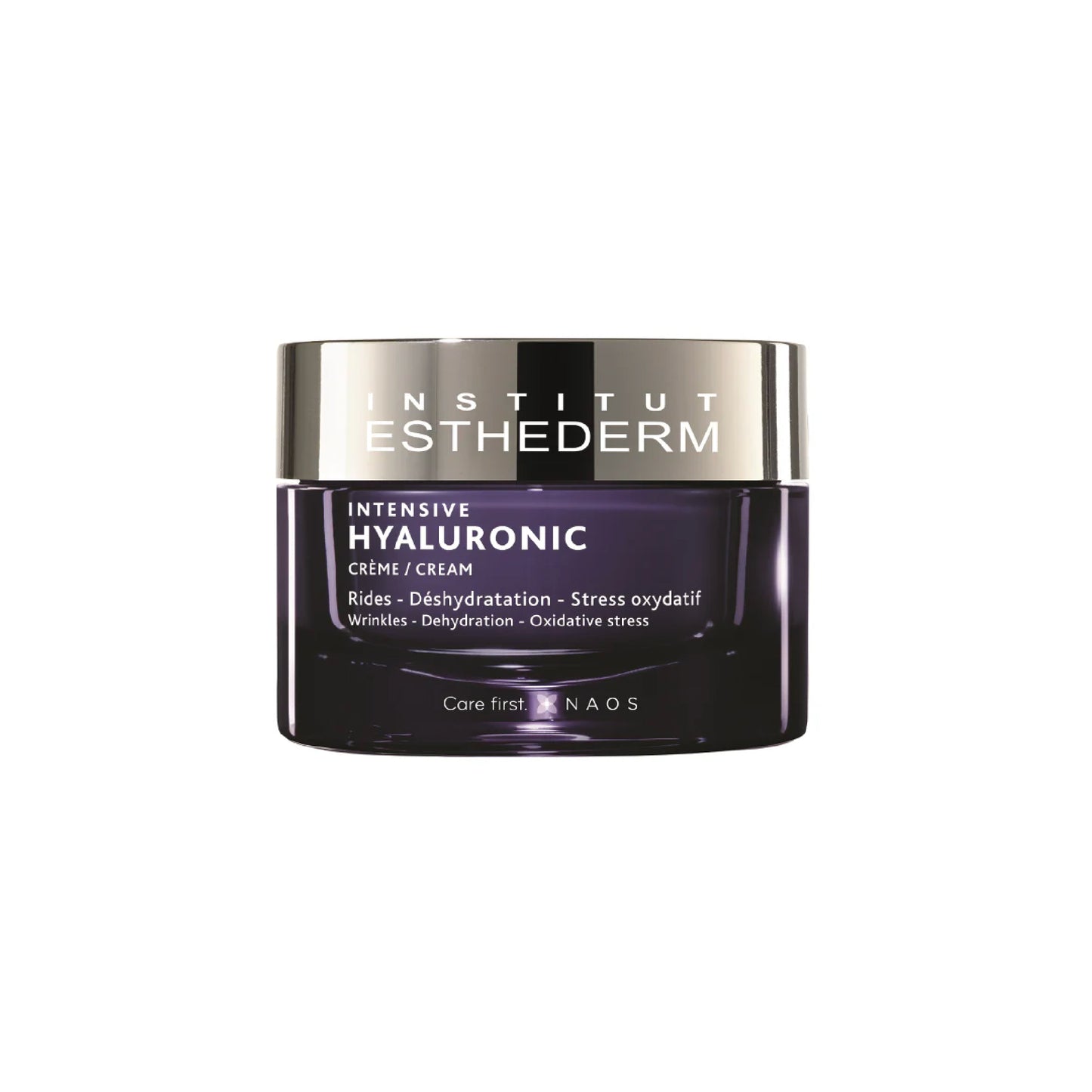 Institut Esthederm Intensive Hyaluronic Creme, crema hidratante antiarrugas con ácido hialurónico, disponible en Elenederm.