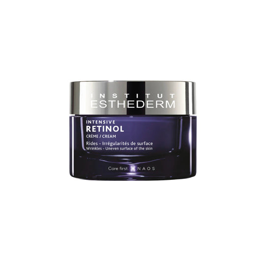 Institut Esthederm Intensive Retinol Creme, crema intensiva de noche con retinol para renovar la piel, disponible en Elenederm.