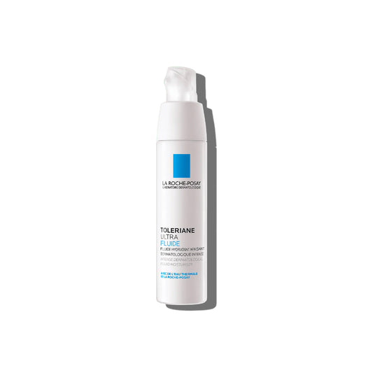 La Roche-Posay Toleriane Dermallergo Fluido, hidratante para pieles alérgicas y sensibles, disponible en Elenederm.